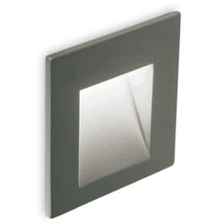 Ideal Lux - Applique d'extérieur led carrée encastrable Anthracite IP65, 3000K