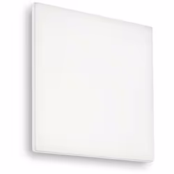 Base en aluminium recouvert de poudre blanche. Diffuseur en plastique opal. Source lumineuse intégrée. Ø 300 x H 50 mm LED 19 ...
