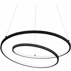 Base et cadre en métal enduit ou plaqué en poudre. Câbles Pvc. Diffuseur en caoutchouc d'opale. Disponible en finitions en la ...