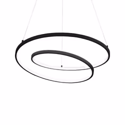 Ideal Lux Oz, LED, 3000 K, 6100 lm, IP20, Noir
