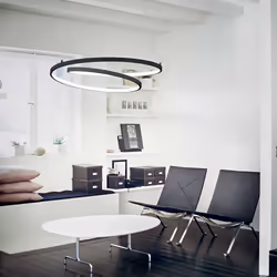 Ideal Lux Oz éclairage de plafond Noir LED