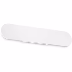 Base et diffuseur entièrement en aluminium enduit ou plaqué en poudre. Émission lumineuse indirecte. Couleurs: blanc, noir, l ...