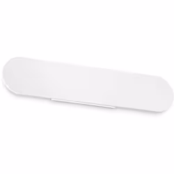 Base et diffuseur entièrement en aluminium enduit ou plaqué en poudre. Émission lumineuse indirecte. Couleurs: blanc, noir, l ...