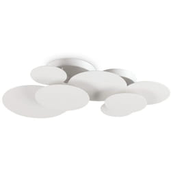 Cloud Plafonnier décoratif Circles Blanc 74cm 3000K - Ideal Lux