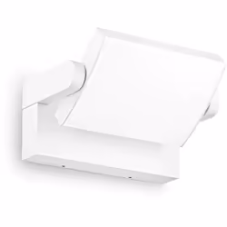 Lampe murale extérieure avec corps léger en aluminium enduit en poudre. Diffuseur réglable avec écran polycarbonate opal bril ...