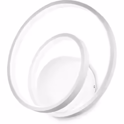 Base et cadre en métal enduit ou plaqué en poudre. Diffuseur en caoutchouc d'opale. Disponible en finitions en laiton blanc,  ...
