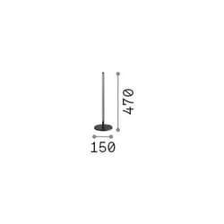 Lampe de Table - Ideal Lux - FILO - LED Intégrée - 1200Lm - 3000K - Blanc