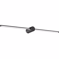 Applique Filo LED avec style minimal avec base et cadre en aluminium recouvert de poudre noire ou blanche ou plaque en laiton ...