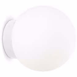 Ideal Lux MAPA BIANCO Applique Blanc | Finition : Blanc | Matériel: Métal | Indice IP : IP20 | Projection : 11 cm | Diamètre  ...
