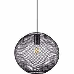 Ideal Lux NET Plafonnier suspendu à cadre métallique 29 cm noir | Finition : Noir | Matériau : métal, aluminium | Indice IP : ...