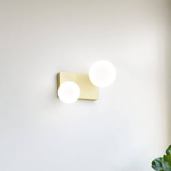 Plafonnier - IDEAL LUX - PENTA - 2 Lumières - Aluminium - Jaune - Contemporain
