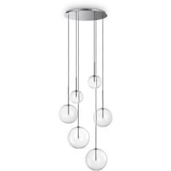 Quinoxe pl6, Plafonnier Ideal Lux