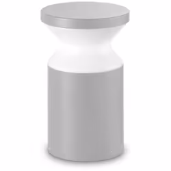 Corps léger en aluminium enduit en poudre avec finition mate. Diffuseur en plastique opal. Ø 14 x H 22 cm max 1 x 15W E27 IP4 ...