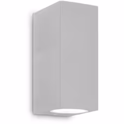 Ideal Lux UP Applique Extérieure Down 2 Lumières Grise IP44 | Finition : Gris | Matériau : aluminium, métal | Indice IP : IP4 ...