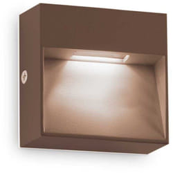 Ideal Lux - dedra Applique murale encastrée extérieure led intégrée Café 160Lm 3000K IP65