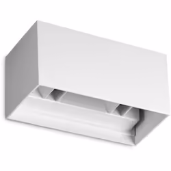 Ideal Lux ATOM Réglette LED Intégrée 4 Lumières Blanc 2100Lm 3000K IP54 | Finition : Blanc | Matériel: Métal | Indice IP : IP ...