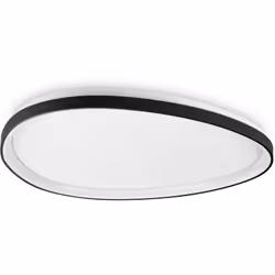 Ideal Lux GEMINI Semi-Plafonnier LED Intégré DALI 81 cm Noir 5400Lm 3000K | Finition : Noir | Matériau : métal, plastique | I ...