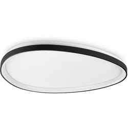 Gemini Semi-Plafonnier led Intégré dali 81 cm Noir 5400Lm 3000K - Ideal Lux