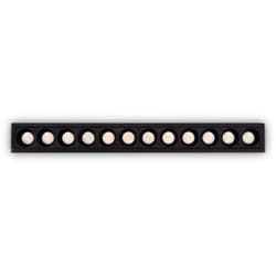 Ideal Lux - lika Spot led encastrable 20 w 12x Noir 2700 k