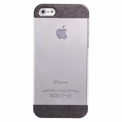 Celly GLAMme, Housse, Apple, iPhone 5/5S, 10,2 cm (4"), Noir, Transparent
