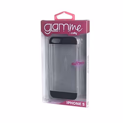 Celly GLAMme 4" Housse Noir, Transparent