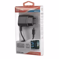 Celly TCMICRO chargeur d'appareils mobiles Téléphone portable Noir Secteur Intérieure