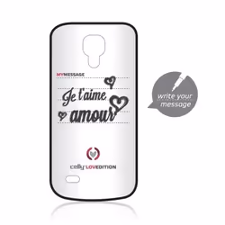 Celly CLOVE332BK coque de protection pour téléphones portables Housse Noir, Blanc