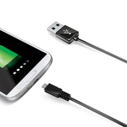 Celly 2.0m USB A - Micro USB B câble USB 2 m Micro-USB B Noir