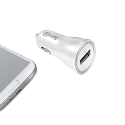 Celly CCUSBW chargeur d'appareils mobiles Universel Blanc Allume-cigare Auto