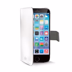 Celly Wally, Étui avec portefeuille, Apple, iPhone 6, Blanc