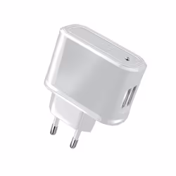 Celly TCUSB22W, Intérieure, Secteur, 2,1 A, Blanc