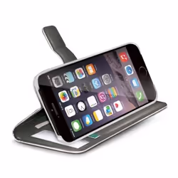 Celly Wally coque de protection pour téléphones portables Étui avec portefeuille Blanc