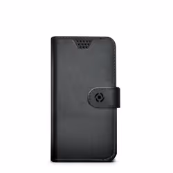 Celly WALLY UNICA, Étui avec portefeuille, Toutes marques, 10,2 cm (4"), Noir