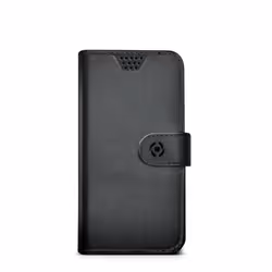 Celly WALLY UNICA, Étui avec portefeuille, Toutes marques, 11,4 cm (4.5"), Noir