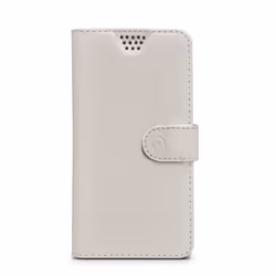 Celly WALLY UNICA, Étui avec portefeuille, Toutes marques, 14,5 cm (5.7"), Blanc