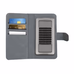 Celly WALLY UNICA 14,5 cm (5.7") Étui avec portefeuille Blanc