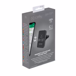 Celly GHOSTSUPERVENT support Support passif Mobile/smartphone Noir