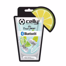Celly DRINKBHMOJITOWH, Appels/Musique, 25 g, Casque, Blanc