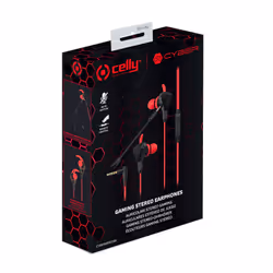 Celly CyberWired Noir, Rouge - Vue supplémentaire 8