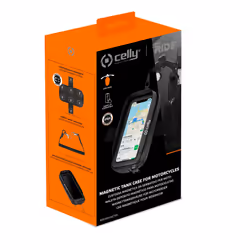 Celly RideMagnet Support passif Mobile/smartphone Noir, Transparent