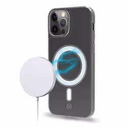 Celly MAGKIT, Intérieure, USB, Recharge sans fil, Argent, Blanc, Transparent