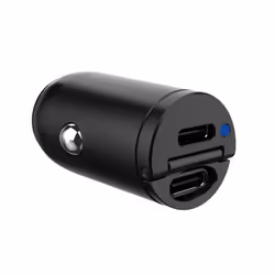 Celly CCMINI2USBCBK, Auto, Allume-cigare, Noir