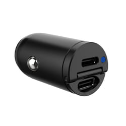 Celly CCMINI2USBCBK chargeur d'appareils mobiles Smartphone, Tablette Noir Allume-cigare Auto