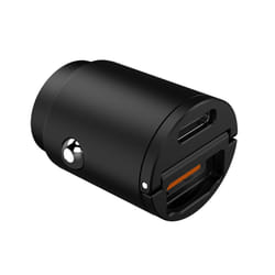 Celly CCMINIUSBUSBCBK chargeur d'appareils mobiles Smartphone, Tablette Noir Allume-cigare Auto