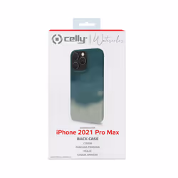 Celly WATERCOLOR iPhone 13 Pro Max coque de protection pour téléphones portables 17 cm (6.7") Housse Vert