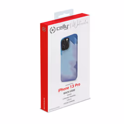 Celly WATERCOLOR iPhone 13 Pro coque de protection pour téléphones portables 15,5 cm (6.1") Housse Bleu - Vue supplémentaire 4
