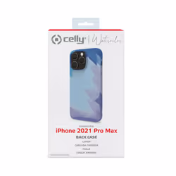Celly WATERCOLOR iPhone 13 Pro Max coque de protection pour téléphones portables 17 cm (6.7") Housse Bleu