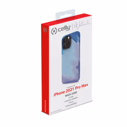 Celly WATERCOLOR iPhone 13 Pro Max coque de protection pour téléphones portables 17 cm (6.7") Housse Bleu - Vue supplémentaire 4