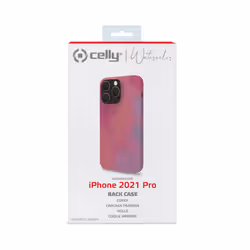 Celly WATERCOLOR iPhone 13 Pro coque de protection pour téléphones portables 15,5 cm (6.1") Housse Rose