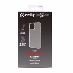 Celly HEXAGEL iPhone 13 Pro coque de protection pour téléphones portables 15,5 cm (6.1") Housse Transparent